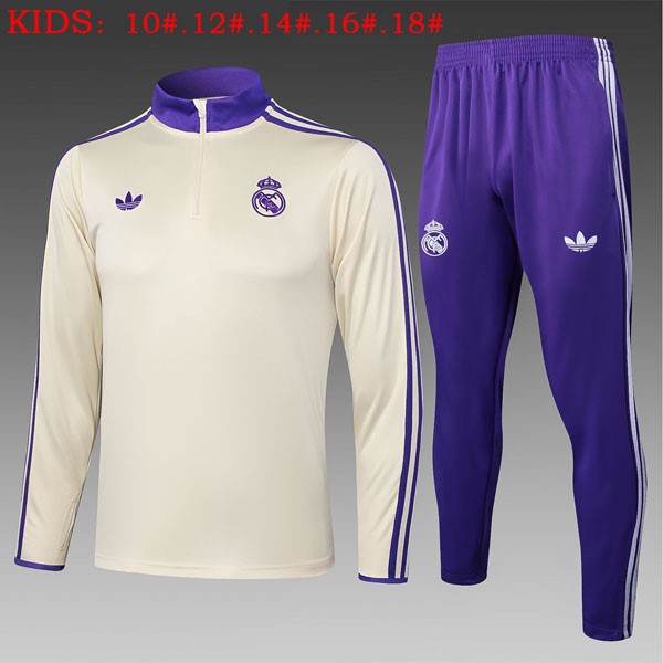 Ninos Sudadera De Training Real Madrid 2025-2026 Amarillo 6